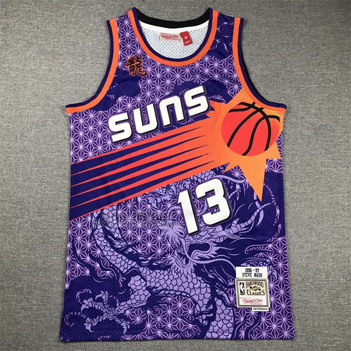 Maglia
 Steve Nash NO 13 Phoenix Suns Throwback Asian Heritage 1996-97 Viola

